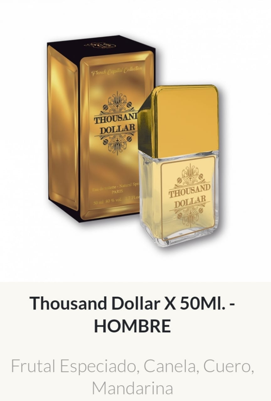 PM10 Thousand 55 ML French Capital Premium Masculino