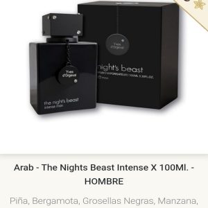 AC10 The Night´s beast Intense Masculino 100 ml Arabic Collection By Yves D´Orgeval Parfums