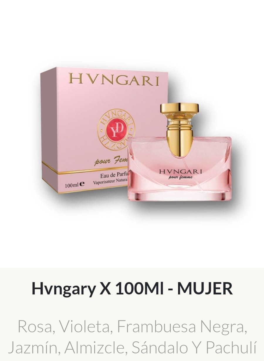 F19 Yves D'Orgeval Parfums Hvngary Femenino 100 ml Precios Por Mayor