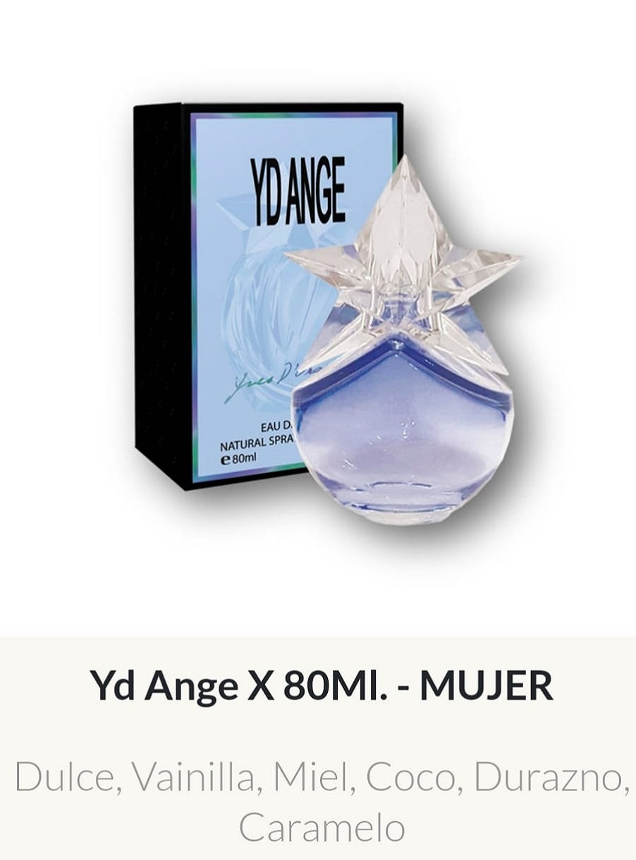F20 Yves D'Orgeval Parfums Yd Ange Femenino 80 ml Precios Por Mayor