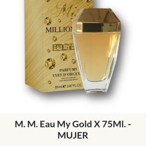 F27 Yves D'Orgeval Parfums M.M Eau My Gold Femenino 75 ml Precios  Por Mayor