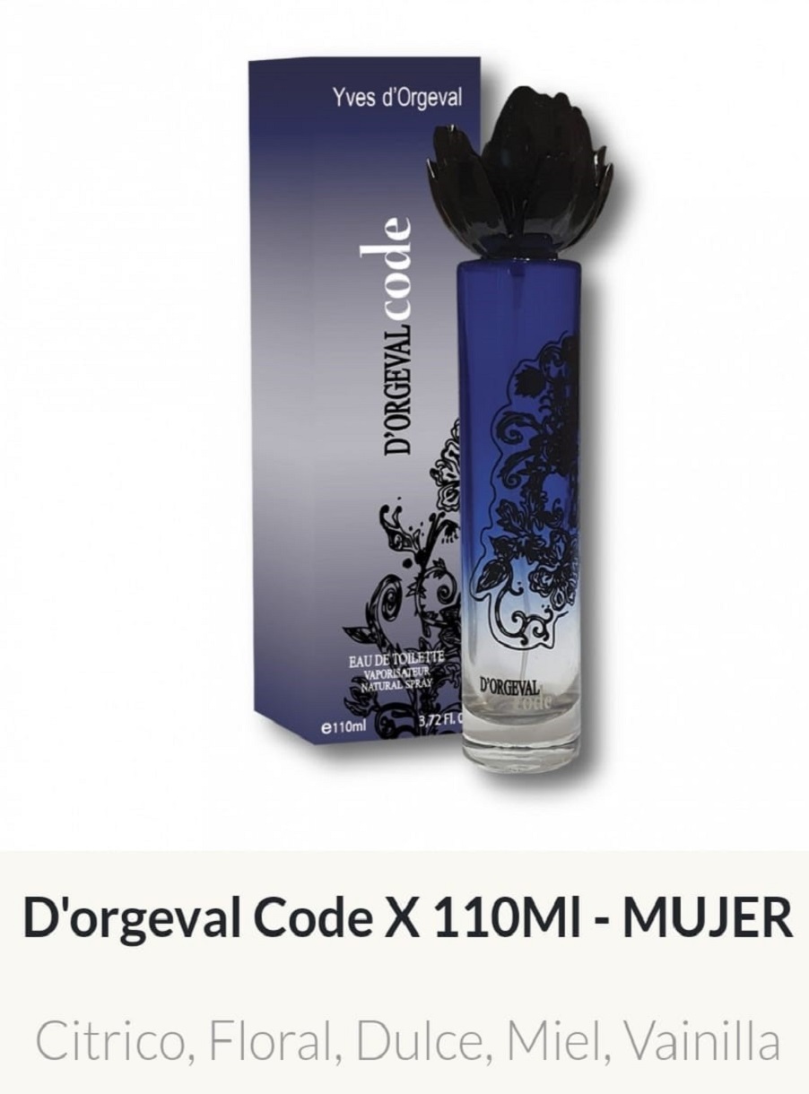 F30 Yves D'Orgeval Parfums D'Orgeval Code Femenino 80 ml Precios Por Mayor