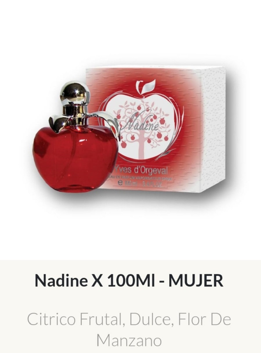 F33 Yves D'Orgeval Parfums Nadine Femenino 100 ml Precios Por Mayor