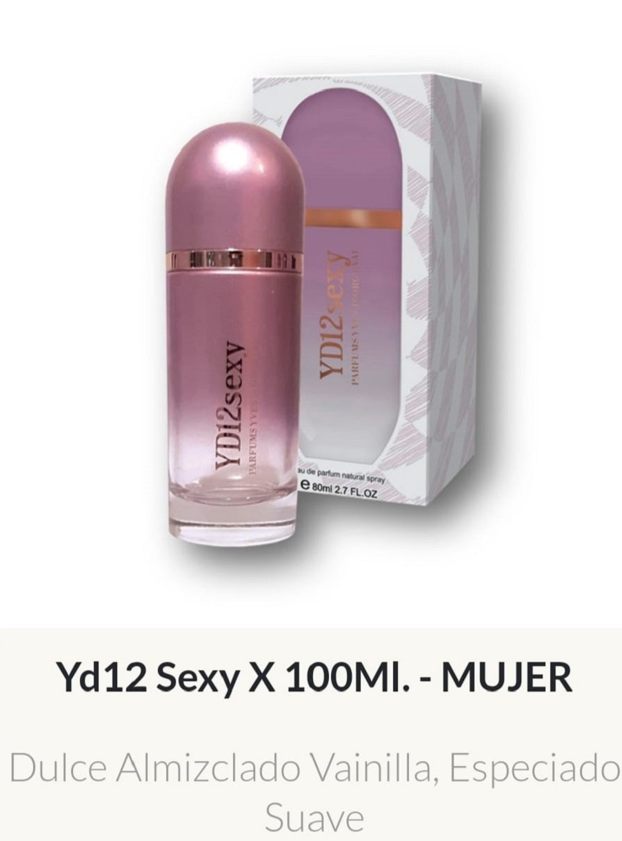 F50 Yves D'Orgeval Parfums Yd12 Sexy Femenino 100 ml Precios Por Mayor