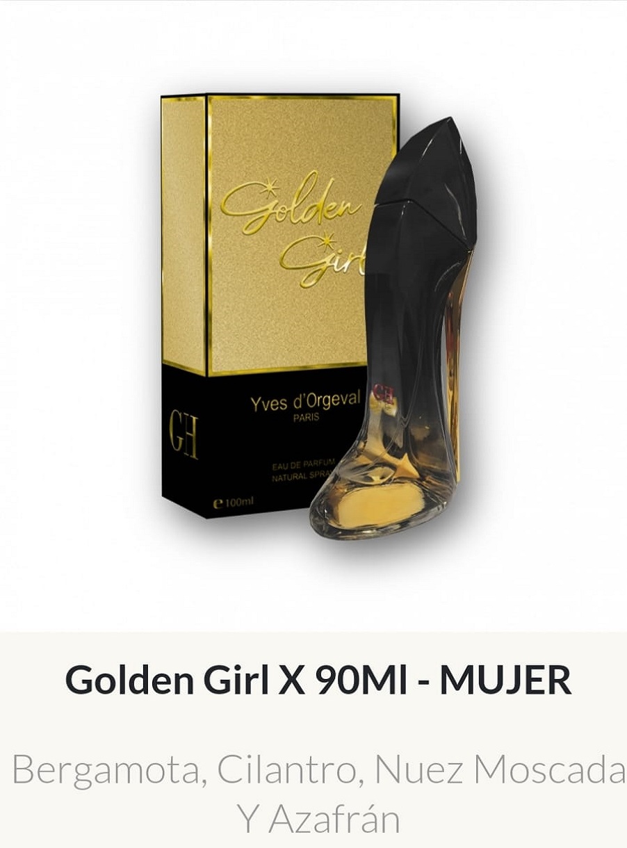 F68 Yves D'Orgeval Parfums Golden Sweet Girl Femenino 90 ml Precios Por Mayor