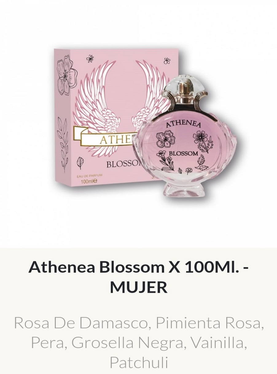 F72 Yves D'Orgeval Parfums Athenea Blosson Femenino 100 ml Precios Por Mayor