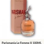 F74 Yves D'Orgeval Parfums Parismania Le Femme 100 ml Precios  Por Mayor
