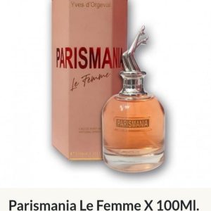 F74 Yves D'Orgeval Parfums Parismania Le Femme 100 ml Precios  Por Mayor
