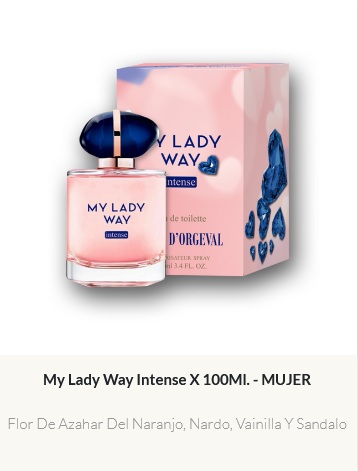 F81 My Lady Way Intense Femenino 100 ml Yves D´Orgeval Parfums