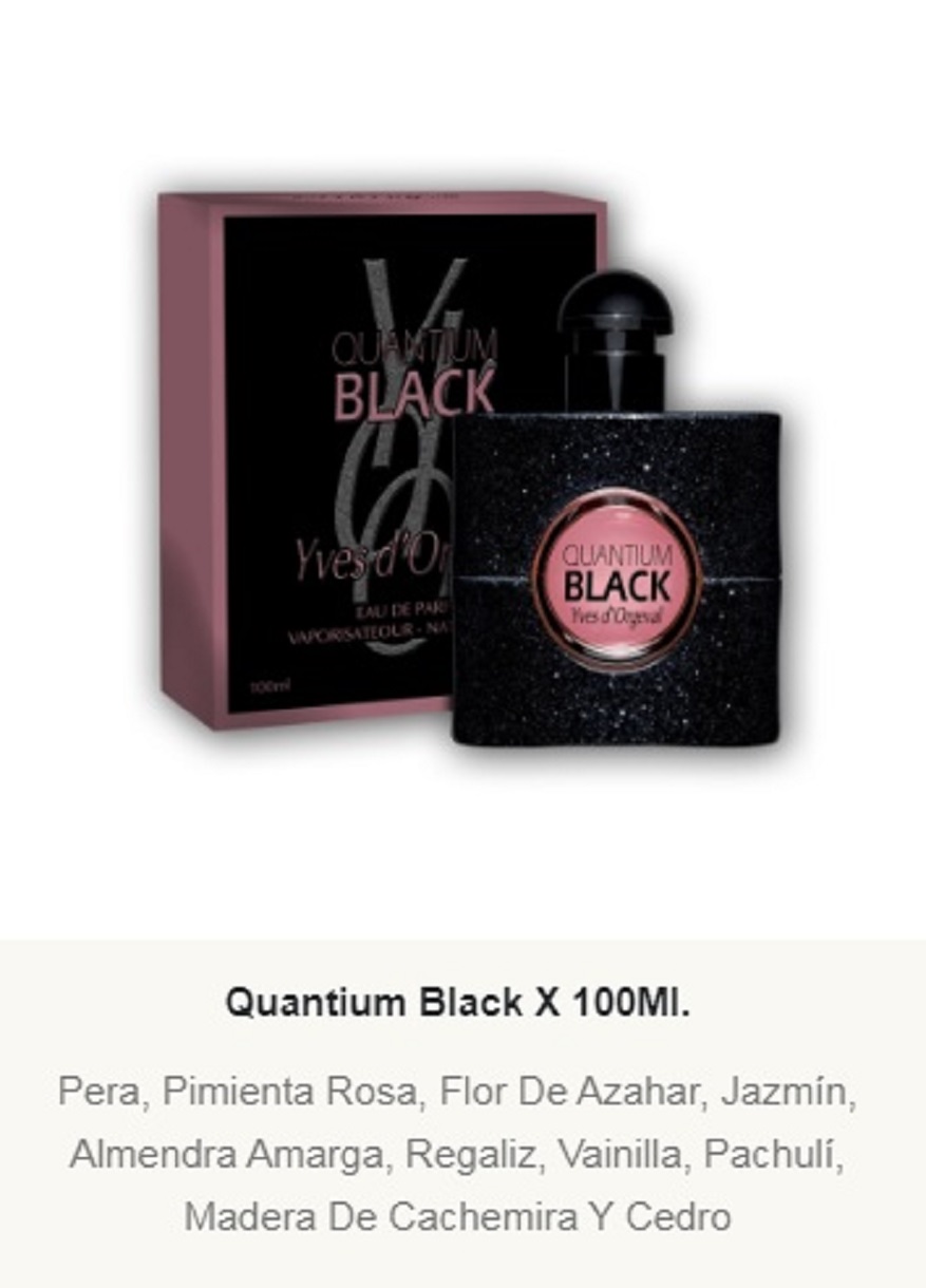 F83 Yves D´Orgeval Parfums QUANTIUM BLACK 100 ml