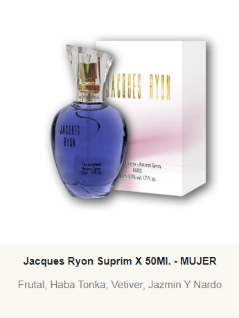 JRF14 Jacques Ryon Femenino SUPRIM 50 ML