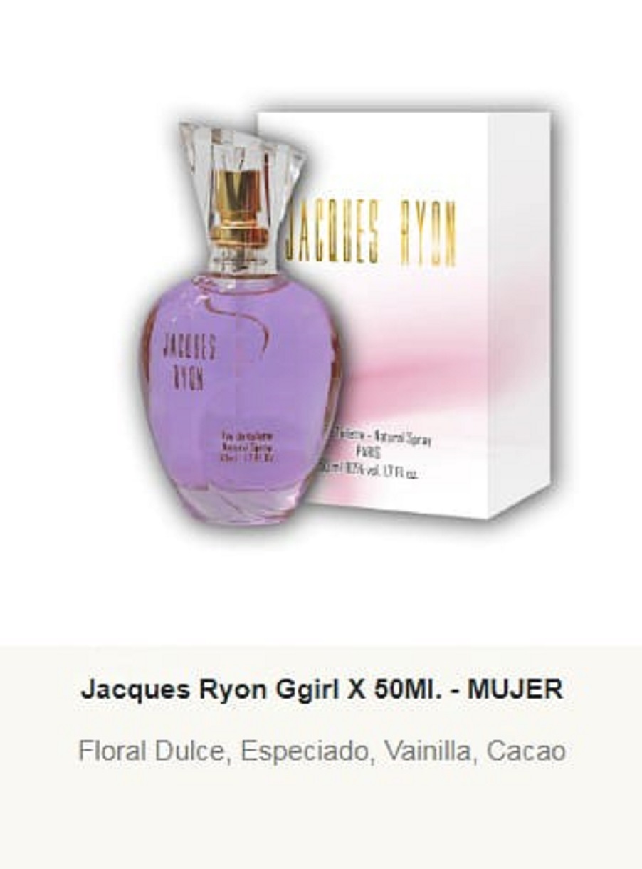 JRF4 Jacques Ryon Femenino Ggirl 50 ml