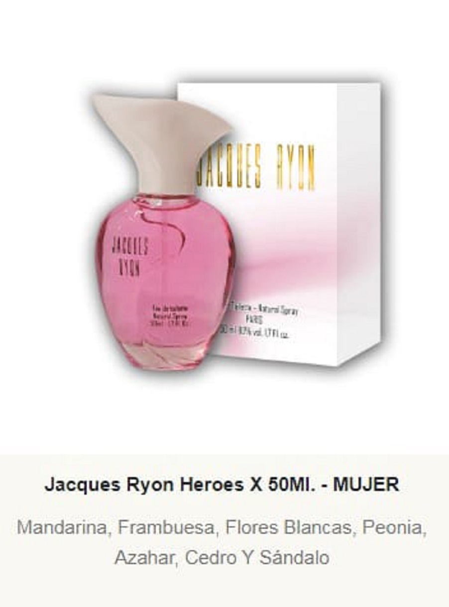 JRF10 Jacques Ryon Femenino HEROES 50 ml