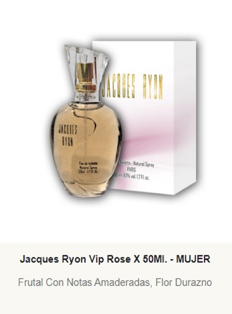 JRF7 Jacques Ryon Femenino VIP ROSE 50 ml