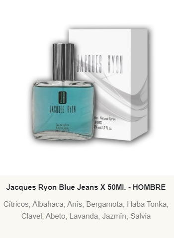 JRM11 Jacques Ryon Masculino BLUE JEANS 50 ml
