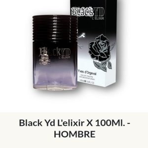 M28 Yves D'Orgeval Parfums Black Yd L'Elixir Masculino 100 ml Precios Por Mayor