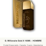 M39 Yves D'Orgeval Parfums G. Millionaire Gold Masculino  100 ml Precios Por Mayor
