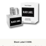 M53 Yves D´Orgeval Parfums Black Label Masculino 80 ml Precios  Por Mayor