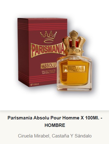 M76 Parismania Absolu Pour Homme 100 ml Yves D´Orgeval Parfums