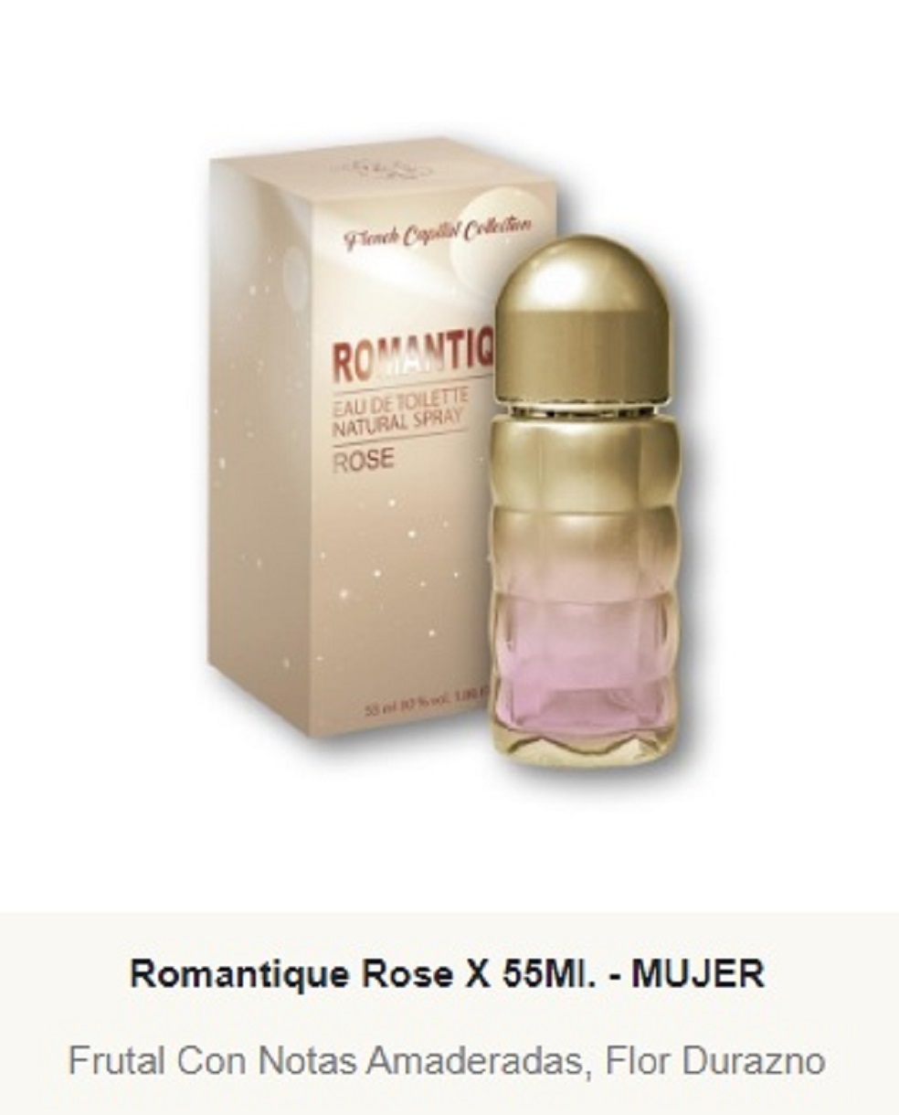 PF19 ROMANTIQUE ROSE 55 ml French Capital Premium Femenino